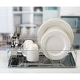 thumbnail image 2 of Kitchen Details 4684 Twisted Chrome Dish Rack - 3 Piece, 2 of 2
