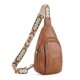 thumbnail image 1 of Bandolera CLUCI Sling Mochila de piel para mujer, color marrón, 1 of 7