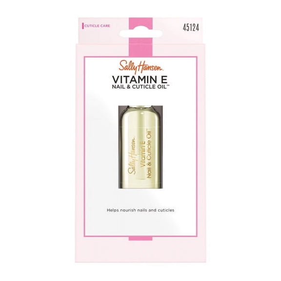 Sally Hansen Vitamin E Nail & Cuticle Oil, Natural Essential Oil Complex, Moisturizes and Conditions Cuticles, Increasing Nail Flexibility
