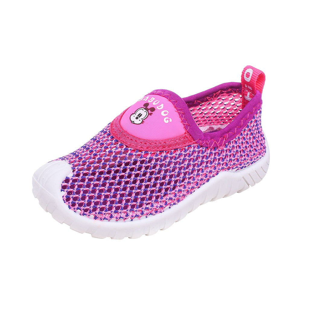 Toddler Infant Kids Baby Girls Boys Candy Color Mesh Sport Running Casual Shoes 