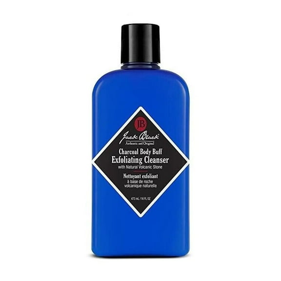 Jack Black Charcoal Body Buff Exfoliating Cleanser, 16 oz