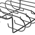 thumbnail image 3 of HONMEET 1Pc Iron Rib Rack Black Non Stick Grilling Rack for Outdoor Barbecue Home Use, 3 of 8