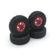 thumbnail image 1 of piezas de 67 mm, neumáticos para ruedas para MN D90 MN98 MN99S MN78 C14 C24 C34, accesorios de piezas de actualización de coche RC, rojo, rojo, 1 of 5