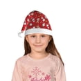 thumbnail image 5 of Yiaed Christmas Santa Cartoon Snowman A Print Hat,Santa Claus Hat For Xmas Party, Christmas Hat For Boys Girls Child Infant Holiday Hat, 5 of 6