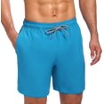 thumbnail image 2 of Biwisy Mens Swim Trunks Quick Dry Swim Shorts with Mesh Lining Funny Beach Shorts, 2 of 6