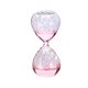 thumbnail image 1 of Reloj de arena con burbujas que canta, hecho a mano, regalo de cumpleaños para niños enamorados rosa, 1 of 9