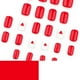 thumbnail image 4 of 24 uñas postizas con diseño de corazones rojos para San Valentín, para usar, para usar, para usar., 4 of 7