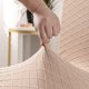 thumbnail image 5 of Jacquard Chair Covers with Ruffles Removable Washable Universal Stretch Chair Seat Slipcovers Protector for Dining Room Banquet, berry, 5 of 5