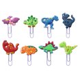thumbnail image 1 of Miangastore 8Pcs Paper Clips Delicate Paperclips Cartoon Dinosaur Paper Memo Clips Document Clips Lovely Paperclips, 1 of 9