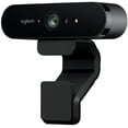 thumbnail image 2 of Logitech BRIO Caméra Web 4096 x 2160 Vidéo avec Mise au Point Automatique et Zoom Numérique 5x, Noir, 2 of 4