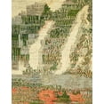 thumbnail image 1 of Ahgly Company Machine Washable Indoor Rectangle Abstract Ginger Brown Green Area Rugs, 3' x 5', 1 of 7