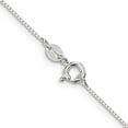 thumbnail image 4 of Sterling Silver Rhodium-Plated .6mm Mirror Box Chain (16 X 0.6) Made In Italy qpe33r-16, 4 of 5