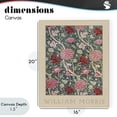 thumbnail image 4 of Stupell Industries Bohemian Ornate Intertwined Flower Classic Canvas Art, 16 x 20, by Lil' Rue, 4 of 8