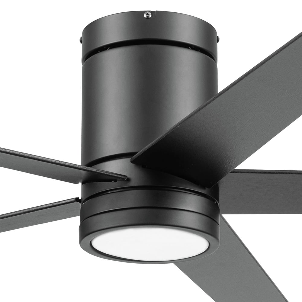 Honeywell Graceshire 52” Ceiling Fan with LED Light and Remote, Matte Black