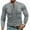 Gray, variant on Under $10 Men's Lace Up Crew Neck Shirts Casual Slim Fit Outdoor Sports Tops Long Sleeve Soft Lightweight Cozy Pullover