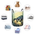 thumbnail image 6 of Fotbe Watercolor Turtle3 Laundry Basket with Handles, Waterproof Large Laundry Hamper, Wash Bag for Corner Dorm, Rolling Laundry Basket with Handles-Medium, 6 of 8