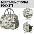 thumbnail image 6 of Lunch Bag Lunch Box for Women Reusable Insulated Lunch Bags,Water-Resistant Gothic Cooler Lunch Tote Bag, Large Capacity for Work Travel Picnic, 6 of 6