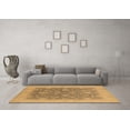 thumbnail image 3 of Ahgly Company Indoor Round Oriental Brown Industrial Area Rugs, 7' Round, 3 of 4
