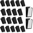 thumbnail image 1 of z 20pcs Sticky Clip Self-adhesive: Wall Clip for Photos and Posters - Black Sticky Clamp for Hanging Pictures Office Files - Spring Poster Clamp E, 1 of 3