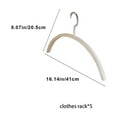 thumbnail image 3 of Semi-circular Coat Rack Non-slip Thicker Home Hanger Dormitory Bedroom Storage Wet And Dry Dualuse, 3 of 6