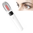 thumbnail image 1 of 1 pcs Eye Facial Massager Wand Heated vibrating massage head - Red LED light device - Eye bags and dark circles remover - Simple button controls and ergonomic design, 1 of 9