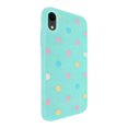 thumbnail image 1 of Funda de diseño doble capa con vidrio 9D Selicell para iPhone XR fondo menta, 1 of 2
