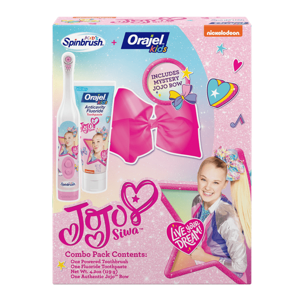 Spinbrush Kids Jojo Siwa Gift Set Walmart Com Walmart Com