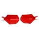 thumbnail image 2 of Protectores de manos para manillar de cepillo de 7/8" para motocross, scooter, todoterreno, motocicleta, color rojo, 2 of 8