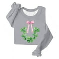 thumbnail image 4 of Levmjia Women Sweatshirt Long Sleeve Fashion Printing Casual T-Shirt St. Patrick's Day Round Neck Crewneck Pullover Loose Tunic Tops Fall Spring, 4 of 4