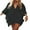 001 Black, variant on Swim Cover Ups for Women Plus Size Deep V-Neck Oversized Swimsuit Cover Up Lace Stitching Slightly See-Through Bathing Suit Cover Up Shermie