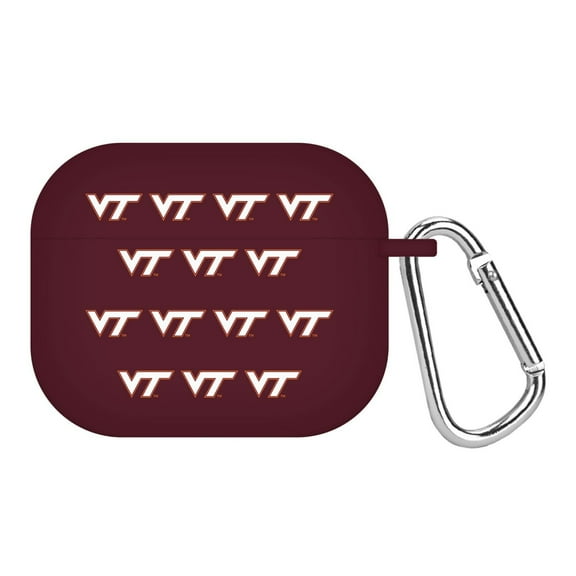 Virginia Tech Hokies HD Case Cover Compatible with Apple AirPods Gen 3 (Repeating) by Affinity Bands