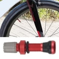 thumbnail image 4 of 1 Pair 40mm Tubeless Air Valve for Road Bike & Stem Universal Schrader 10mm Base, 4 of 4