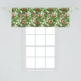 thumbnail image 2 of Ambesonne Tropical Window Valance, Exotic Hawaii Foliage Inspired Drawing with Tropic Flowers and Leaves, Curtain Valance for Kitchen Bedroom Decor with Rod Pocket, 54" X 18", Multicolor, 2 of 3