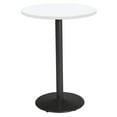 thumbnail image 3 of KFI Studios Mode 3' Round Bistro Table, Designer White, Black Base, 3 of 3