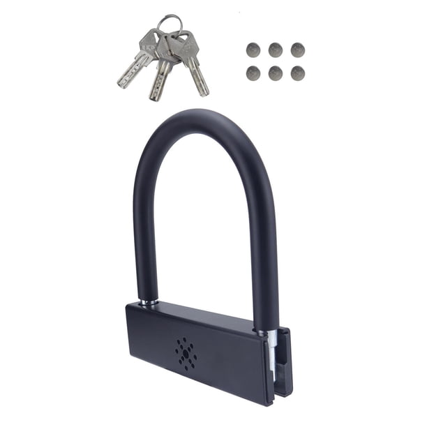Cerradura En Forma De U Con Alarma Para , Puertas Para Motos, Patinetes Eléctricos, Patinetes, Candado Con Paleta
