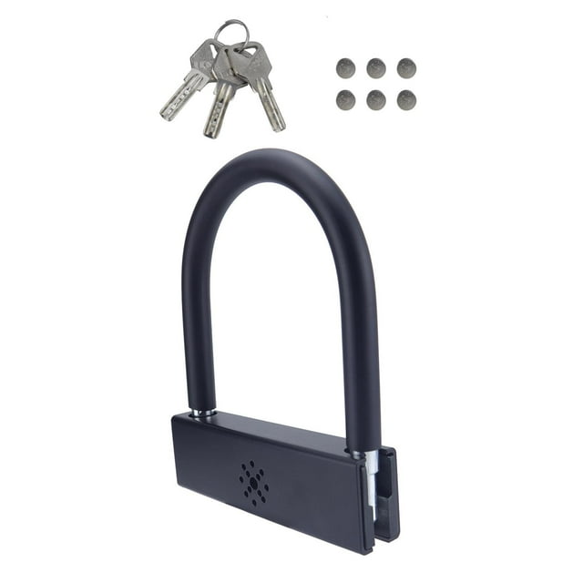 Cerradura En Forma De U Con Alarma Para , Puertas Para Motos, Patinetes Eléctricos, Patinetes, Candado Con Paleta