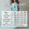 thumbnail image 2 of Morttic Women's Elegant Solid Color 2 Piece Outfit – Batwing Short Sleeve Loose Top & Pleated Wide Leg Pants with Side Pockets Pink，L, 2 of 2