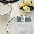 thumbnail image 5 of Earth & Clay Zeke 12-Piece Dinnerware Set Earthenware, Grey, 5 of 8