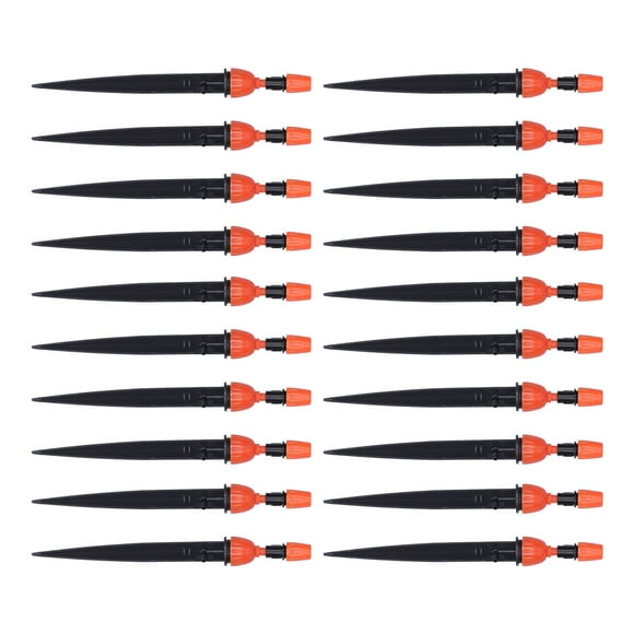 Drip Nozzle,20Pcs Irrigation Drippers Adjustable Drip Sprinkler Head Dripper Top of the Line
