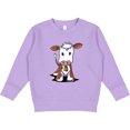 thumbnail image 2 of Inktastic Little Brown Cow Toddler Sweatshirt, 2 of 4