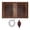 Light Black Orchid, variant on YAHHU Kungfu Tea Tray Chinese Gongfu Drainage Water Storage Wood Tea Table with Drain Pipe Light Black Orchid Serving Trays Home Decor 16.9 x 11 inches / 43 x 28 cm