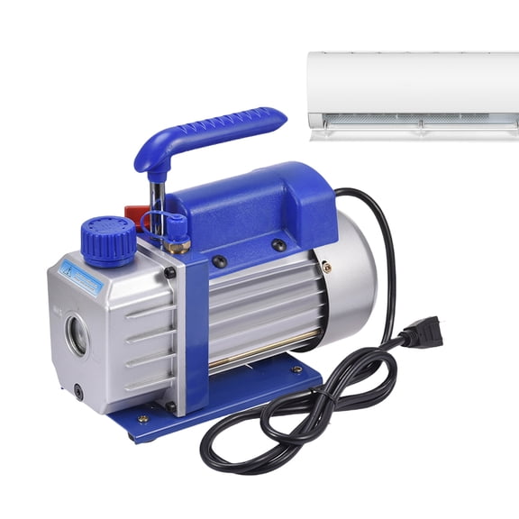 4 CFM 1/4HP 110V Single Stage HVAC Vacuum Pump Auto AC Vacuum Pump for Air Conditioning Servicing Resin Degassing