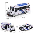 thumbnail image 4 of Modèle de Voiture de Police avec la Lumière et la Porte Ouvrante Modèle de Véhicule de Simulation Musicale B, 4 of 6