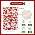 thumbnail image 6 of Valentines Day Watercolor Red Love Hearts Garden Flag Yard Flag 12.5x18 Double Sided Small Mini Yard Outdoor Outside Holiday Decoration, 6 of 6