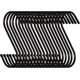 thumbnail image 1 of (Negro) Paquete de 20 ganchos resistentes en forma de S Ganchos en forma de S de 8,5 cm Ganchos grandes para cocina, baño, dormitorio y oficina, 1 of 5