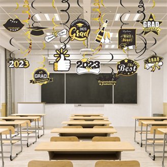 Fun Express Black Graduation Hat Confetti (2 Oz) - Foil Confetti For Graduation Party Decorations & Table Scatter