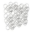 thumbnail image 2 of koolsoo 100PCS Nickel-Plated Metal Book Loose Leaf Binder Rings Clip 1.375 Inch, 2 of 8