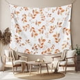thumbnail image 2 of Fall Leaf Tapestry for Bedroom Wall Hanging Tapestry, Retro Autumn Tree Branch Ombre Orange Ceiling Backdrop Tapestries Poster Blanket Wall Decor for Teens Room Living Room Dorm 51" x 59", 2 of 8