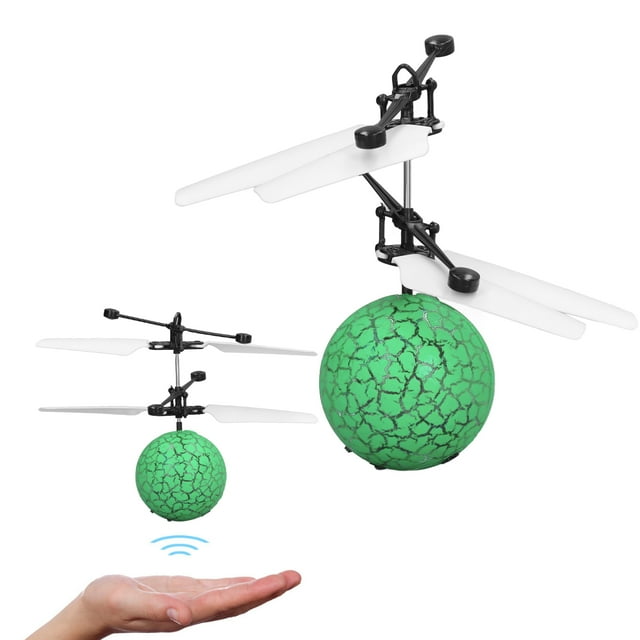Jouet Volant, Puce de Lévitation Intelligente USB Rechargeable Balle Volante Lame de Vent Renforcée Stable pour Intérieur pour Filles Rose, Bleu, Rouge, Vert