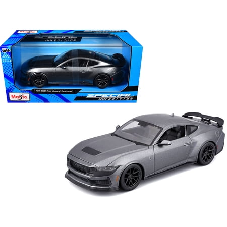 2024 Ford Mustang Dark Horse Dark Gray Metallic "Special Edition" Series 1/24 Diecast Model Car by Maisto